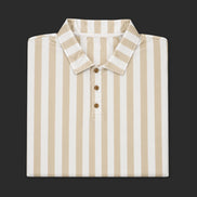 Dune Stripe Performance Polo