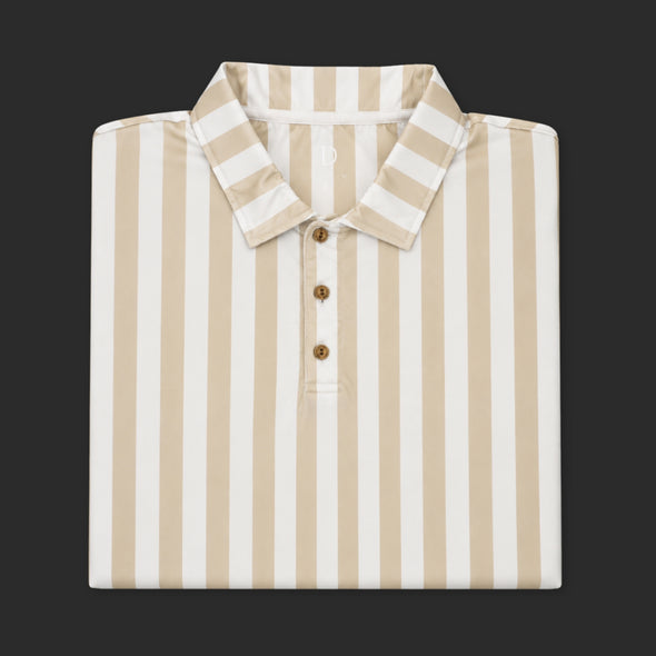 Dune Stripe Performance Polo