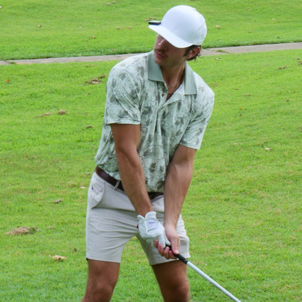 Laurel Camo Lightweight Polo