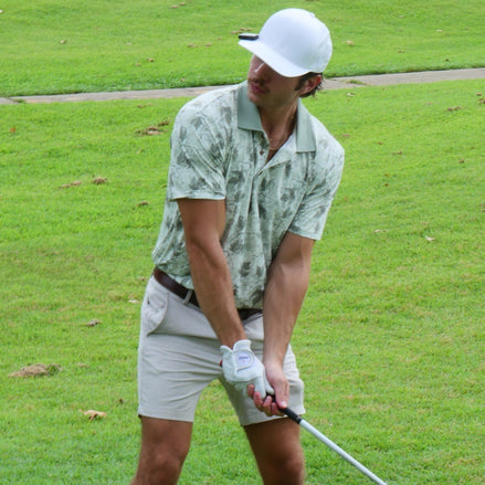 Laurel Camo Lightweight Polo